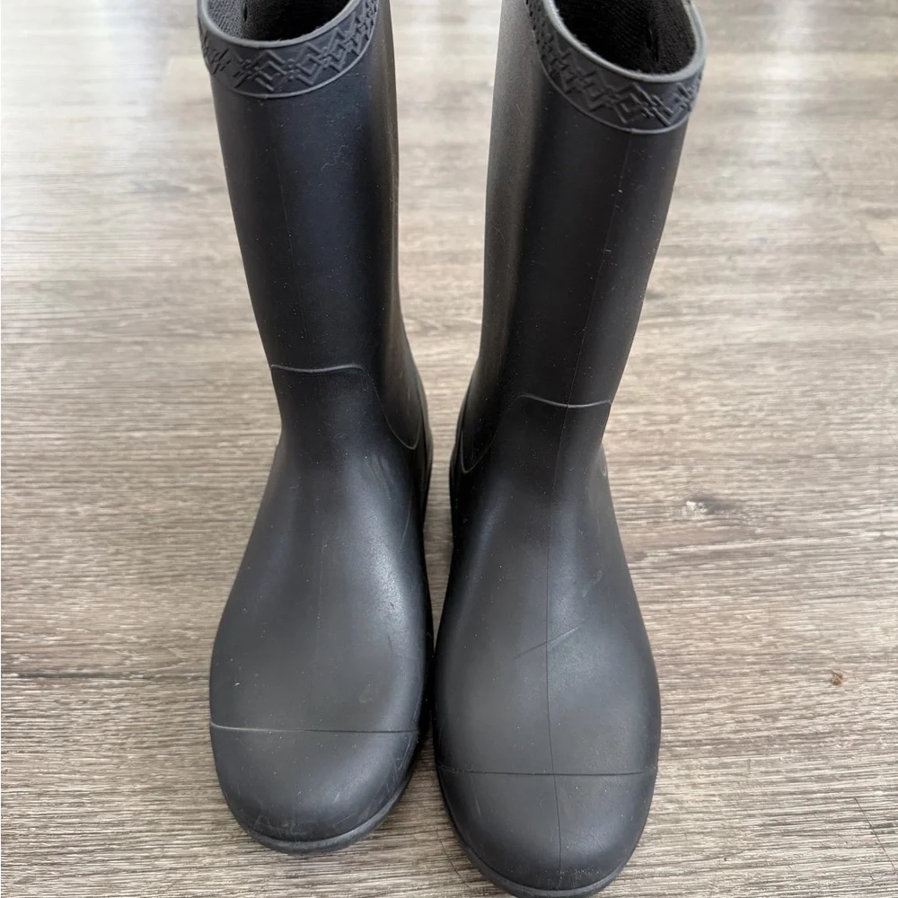UGG Black Rubber Boots